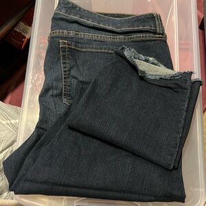 Torrid dark wash boyfriend cut blue jean